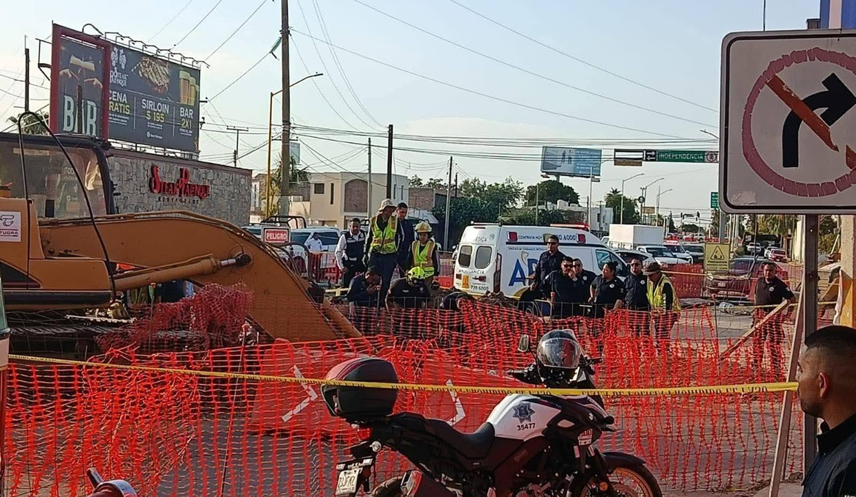 VIDEO: Derrumbe en plena obra deja un trabajador muerto y otro lesionado