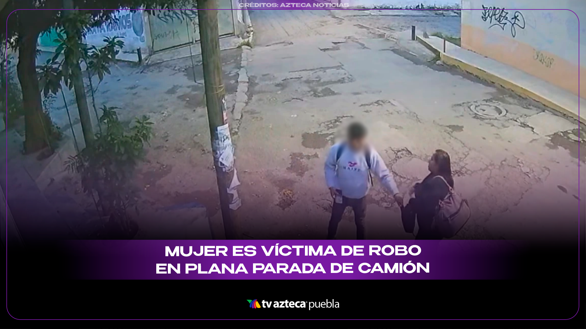 Captan asalto a mujer en Chachapa mientras esperab