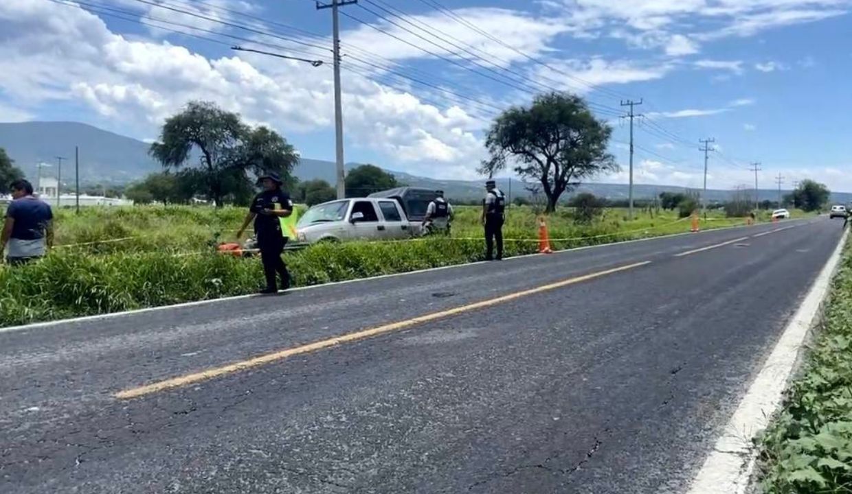 Conductor muere mientras transitaba en la carretera federal Puebla-Tehuacán HOY