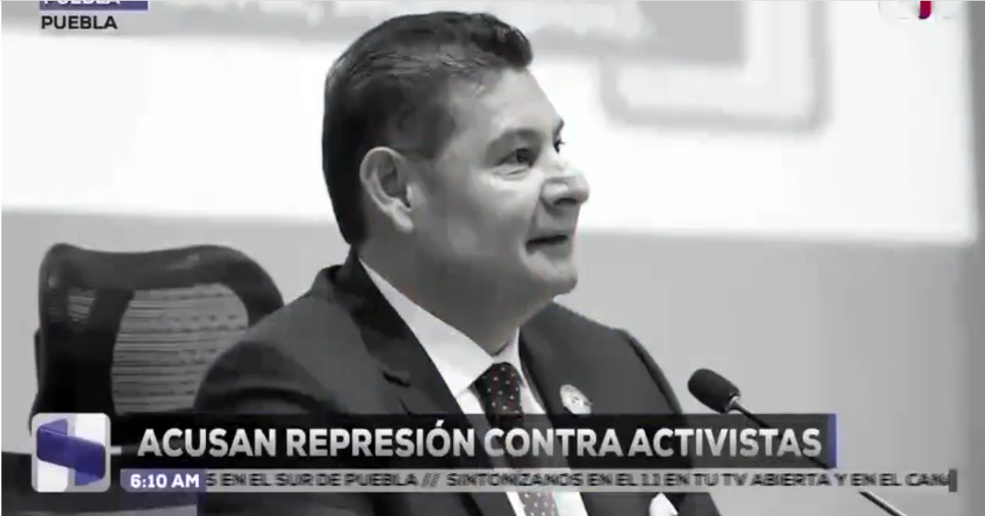 REPRESIÓN EN PUEBLA: Activistas acusan represión y amedrentamiento por parte del gobierno de Alejandro Armenta