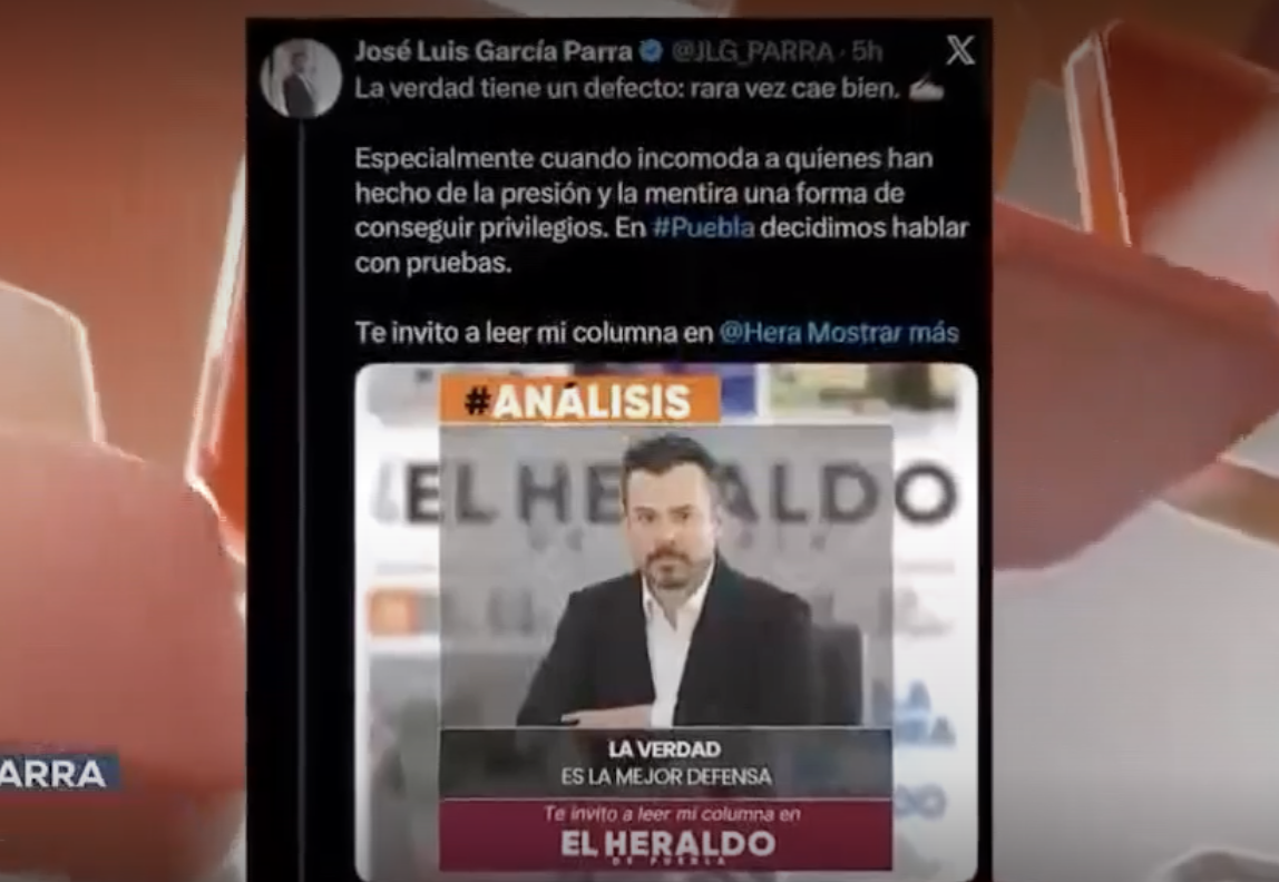 José Luis García Parra usa una columna en prensa escrita para intentar silenciar las críticas contra el gobierno morenista de Armenta