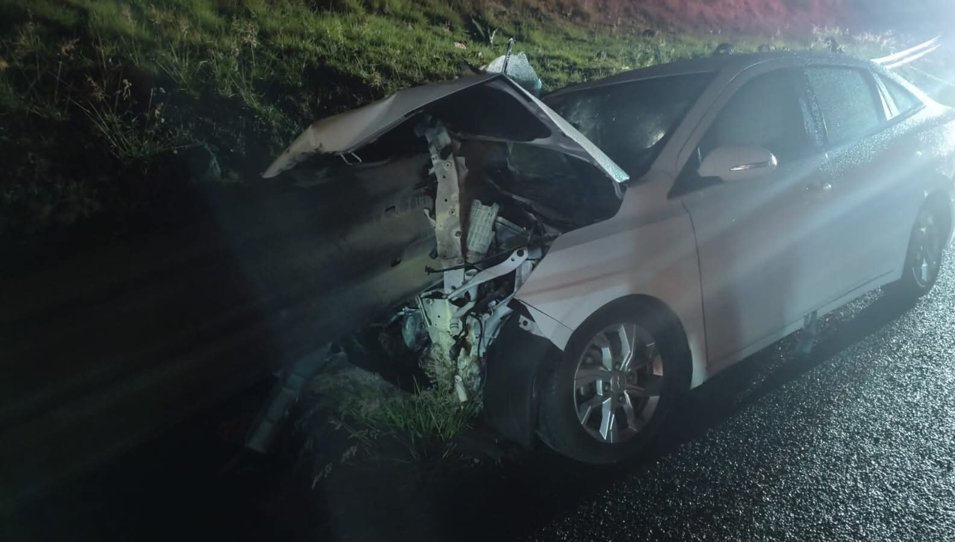 IMÁGENES SENSIBLES: Fatal accidente en la autopista Amozoc-Perote deja una persona sin vida