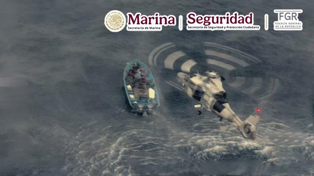 Marina asegura más de 1.2 toneladas de presunta cocaína