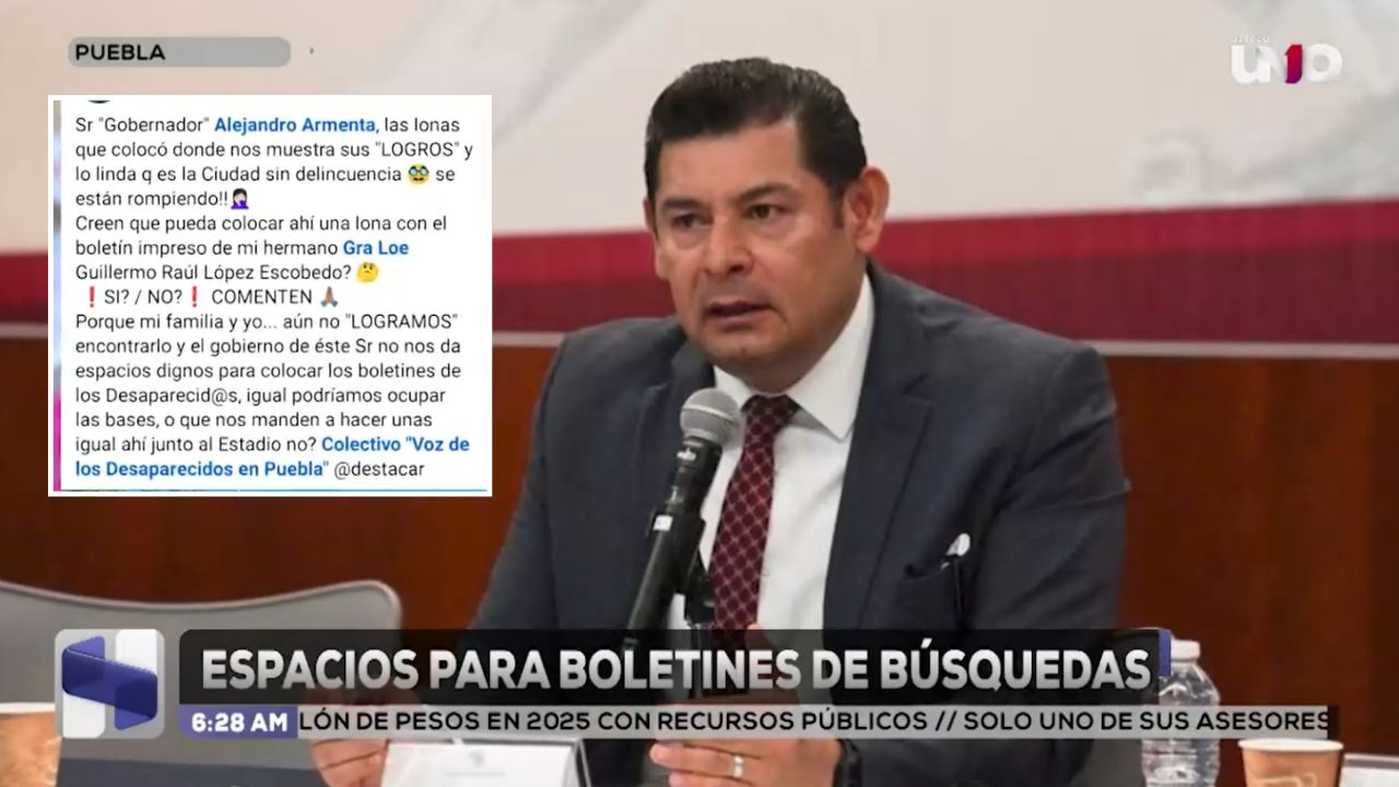 Madres buscadoras en Puebla exigen al gobierno mor