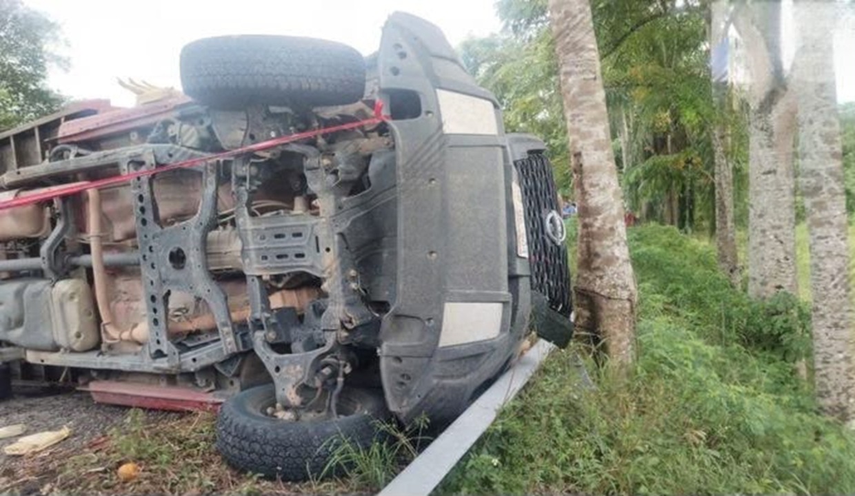 Volcadura en Jonotla deja un joven sin vida en la 