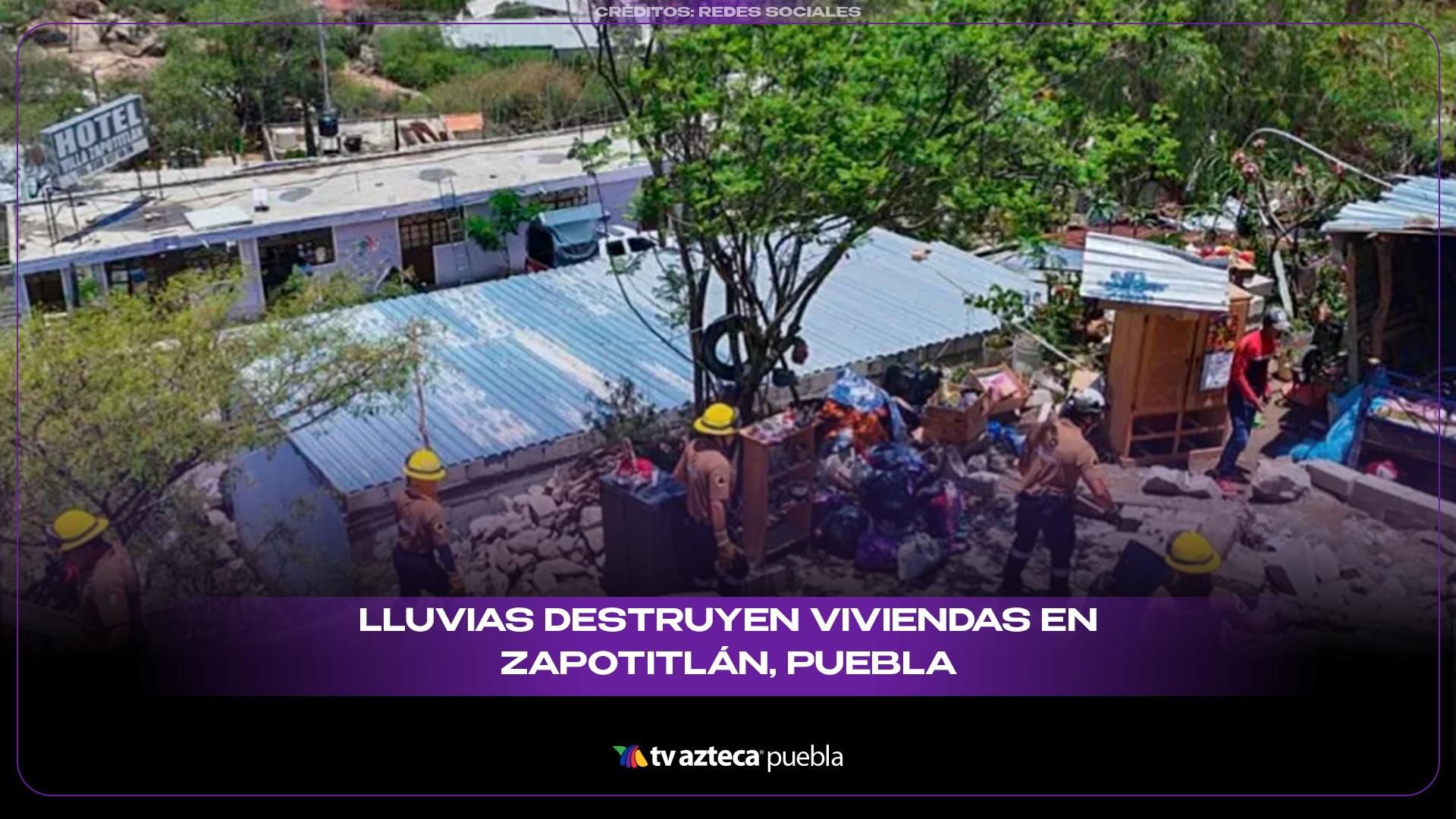 Fuertes lluvias provocan daños en viviendas de Zapotitlán Salinas