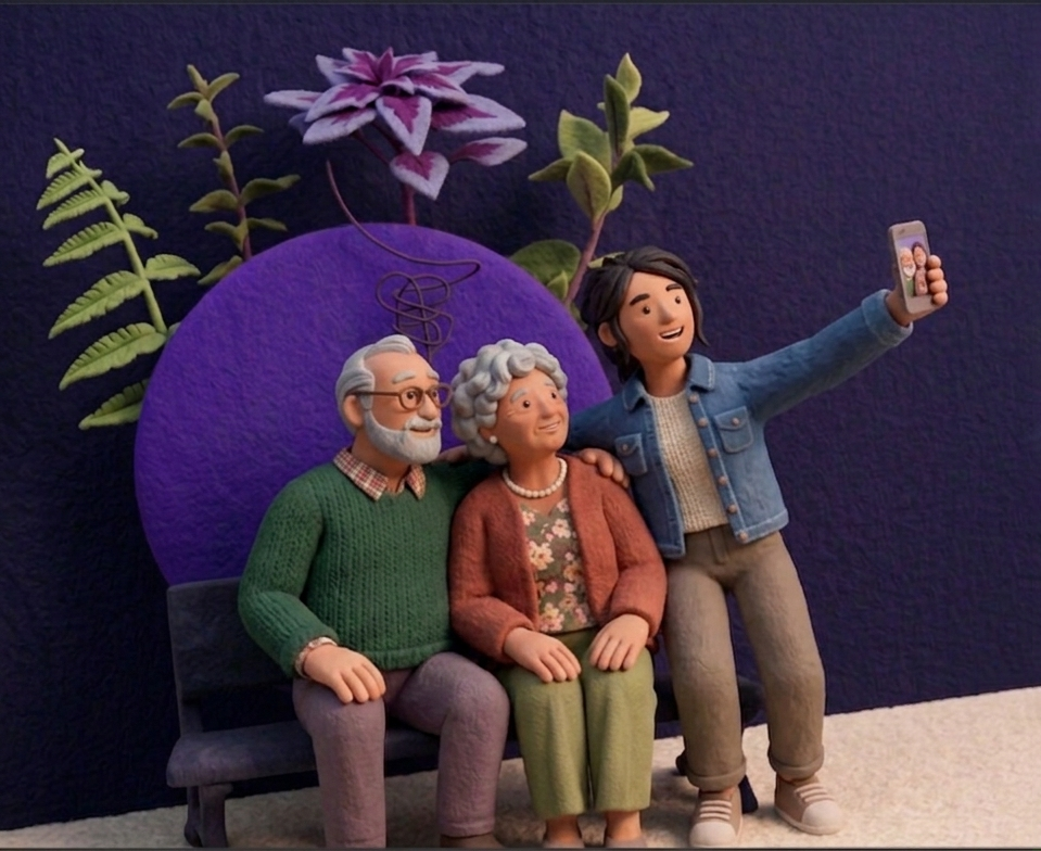 Foto con tus abuelos