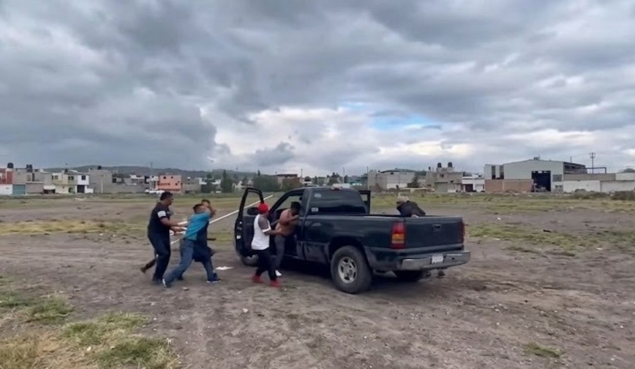 VIDEO: Partido acaba en pelea campal en Ciudad Serdán y dejó