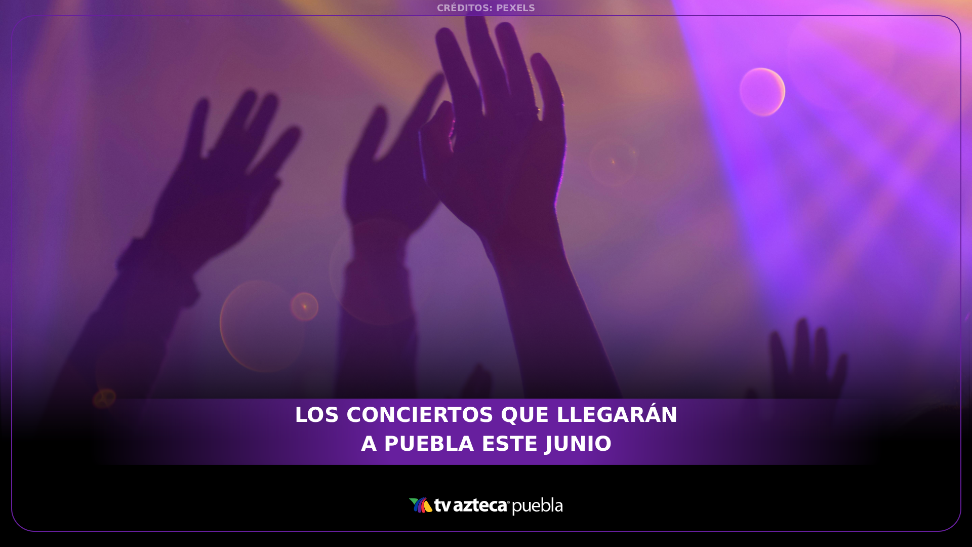 Conciertos en Puebla junio 2026: Sebastián Yatra y más