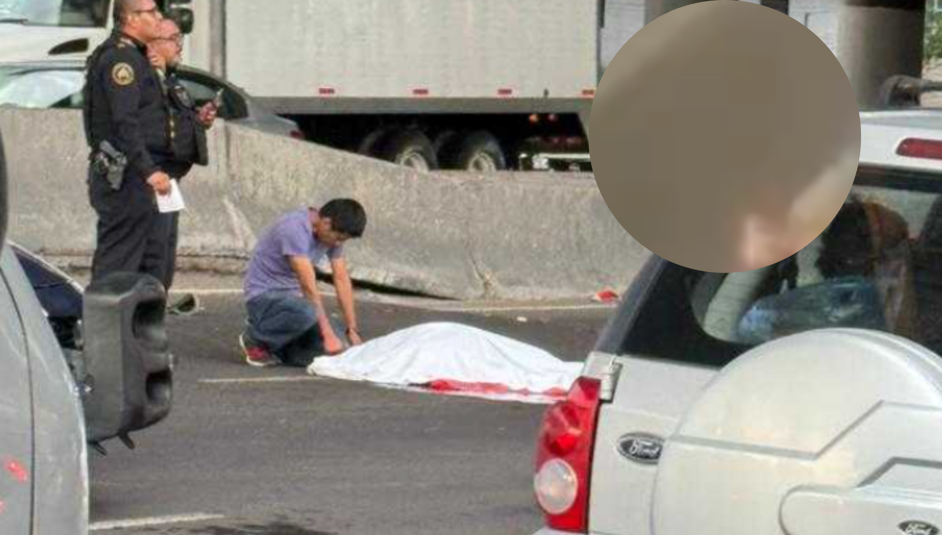 VIDEO MUY FUERTE: Momento exacto en que hombre muere atropellado tras conflicto vial
