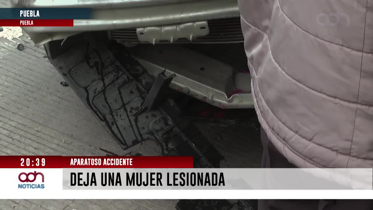 Mujer resulta lesionada tras accidente en la Romero Vargas
