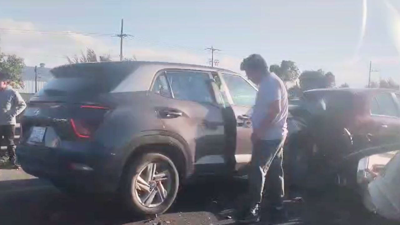 Fuerte accidente en la México-Puebla provoca tráfico y deja personas heridas HOY