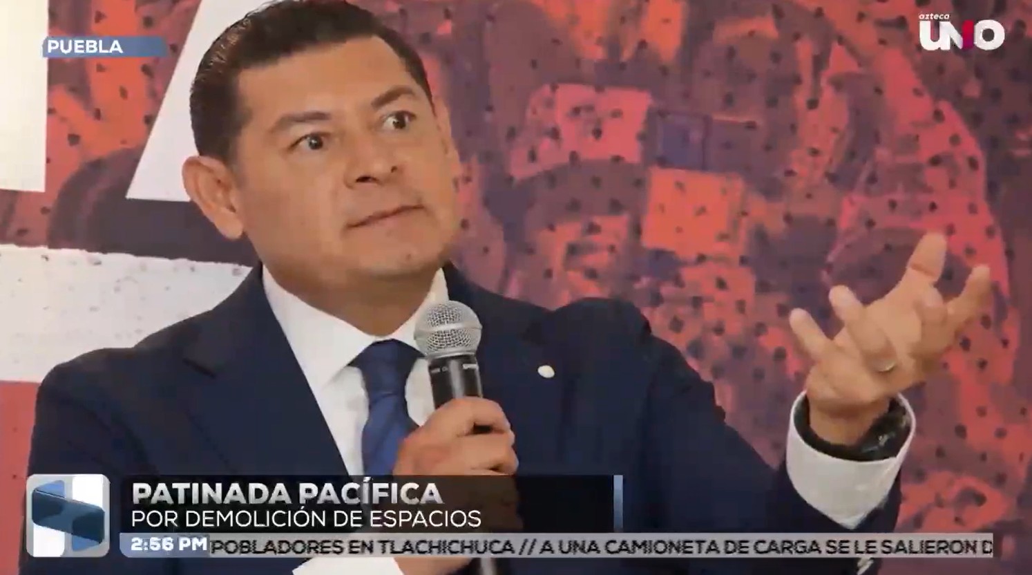 Patinadores poblanos alzan la voz contra el gobierno de Alejandro Armenta tras la demolición del skatepark de Flor del Bosque.