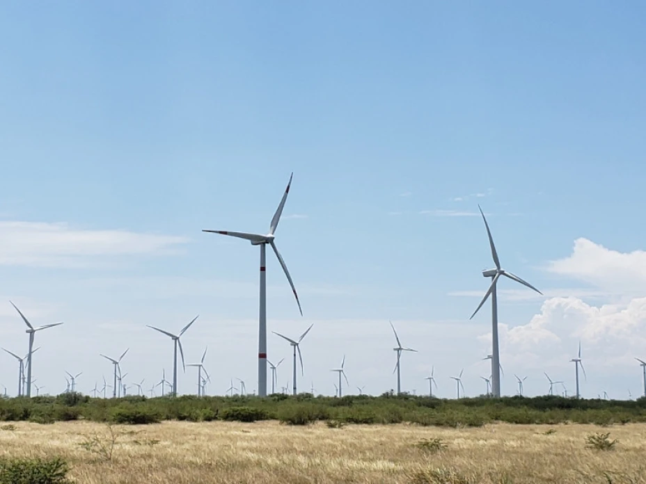 Energía eólica.