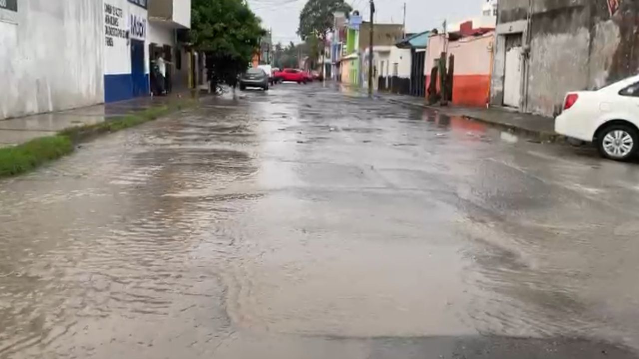 VIDEO: Así intensa tormenta azotó la ciudad de Pue