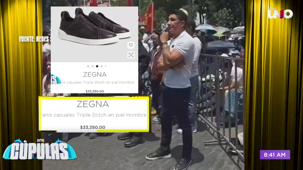 Sátira Cupulosa: ¡Otro que copia el polémico estilo García Parra! Edgar Chumacero, coordinador de Obra Comunitaria, presume zapatos de más de 33 mil pesos