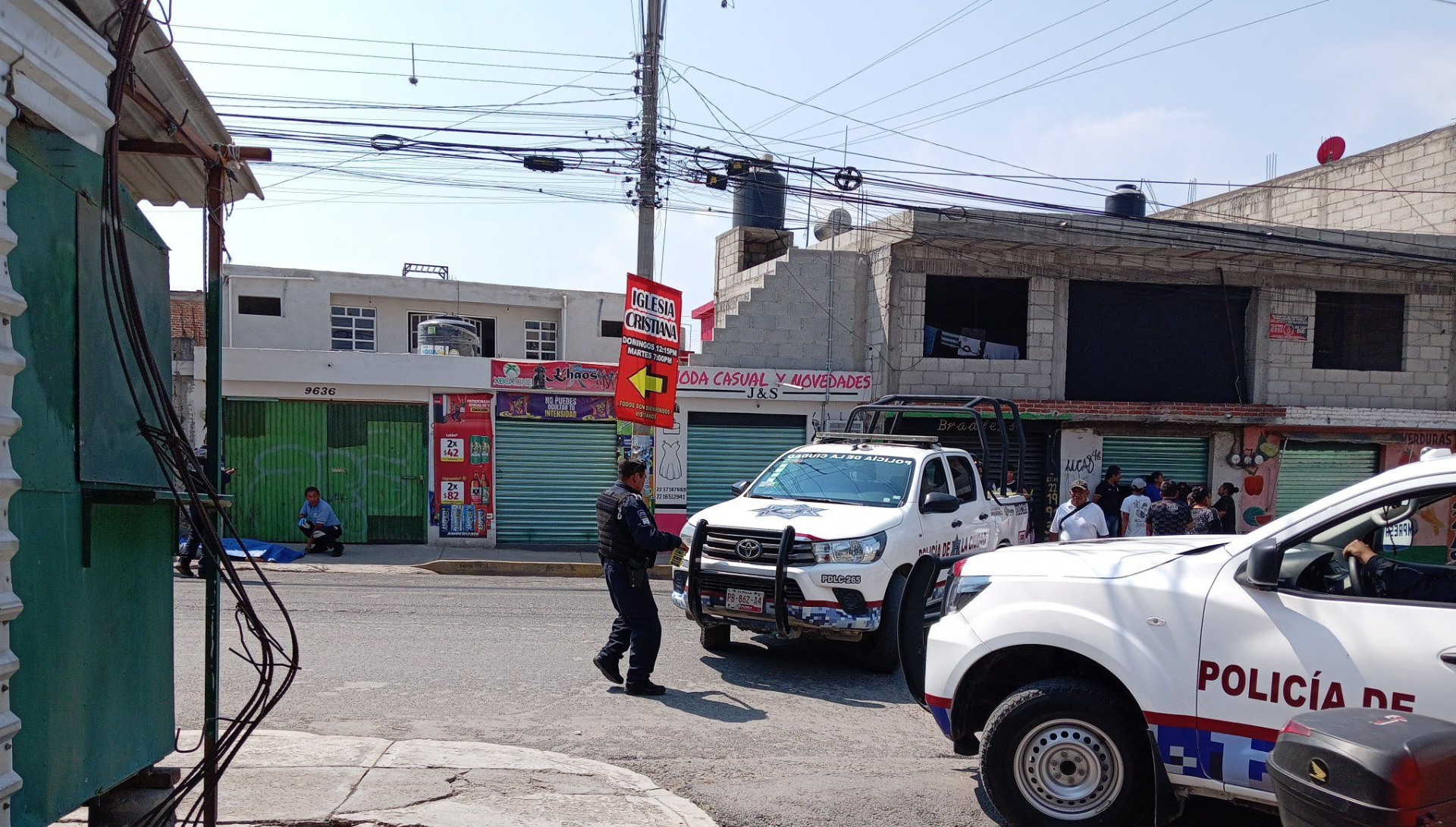 VIDEO: Movilización en la colonia Miguel Hidalgo, Puebla hoy sábado por ataque armado