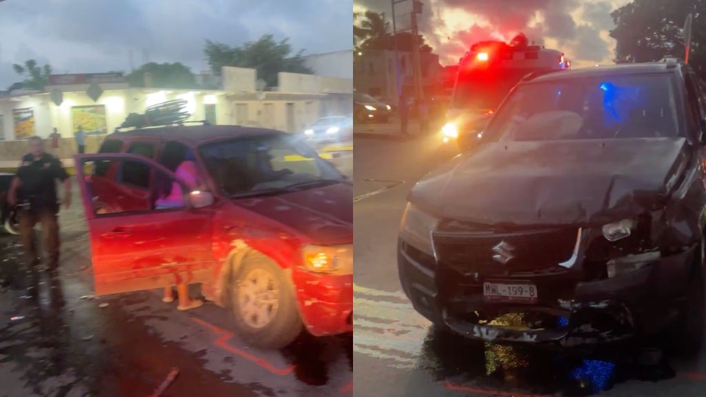 Choque en Progreso deja una camioneta destrozada y una mujer herida