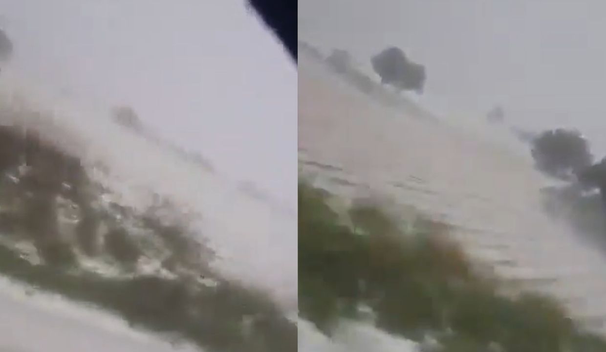 VIDEO: Cultivos quedan bajo hielo en Tlachichuca tras fuerte granizada HOY