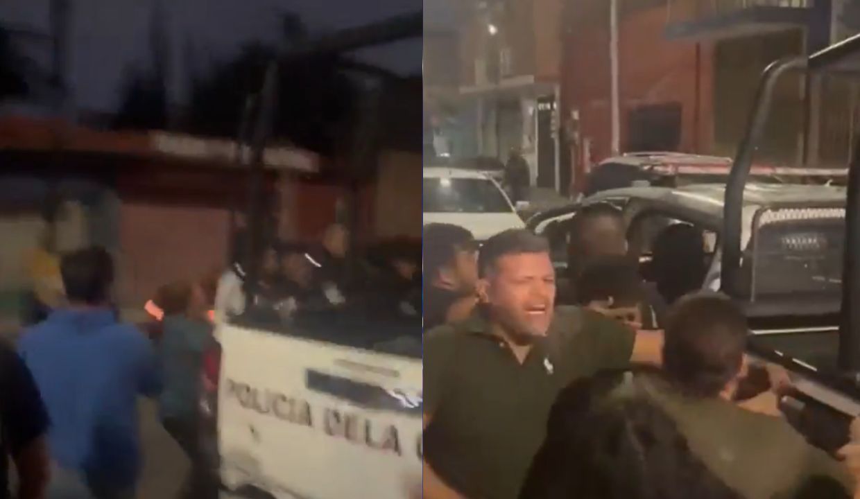 VIDEO: Pobladores retienen a sujeto en la junta auxiliar La Libertad