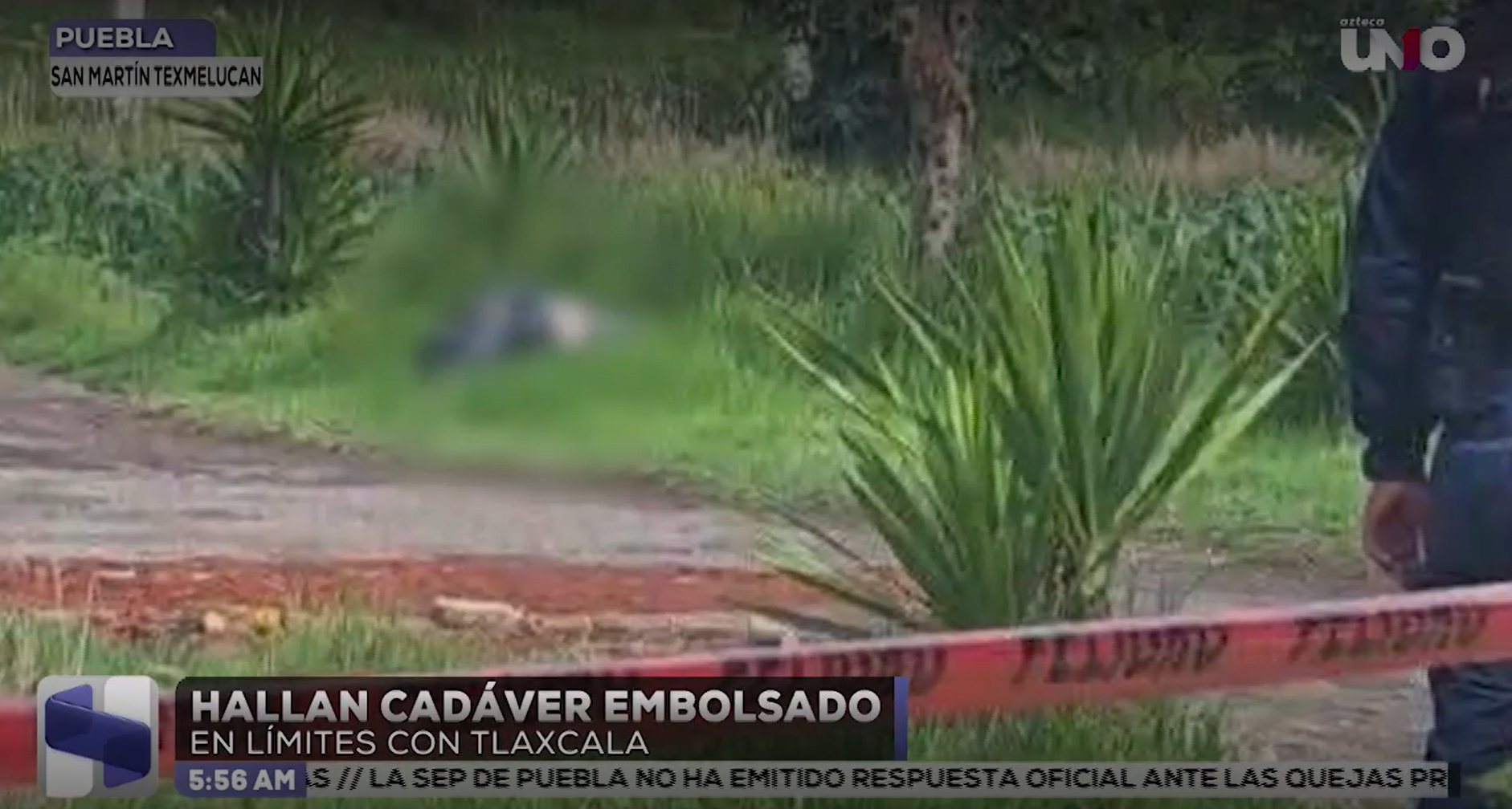 Hallan cuerpo sin vida en San Martín Texmelucan, en límites 