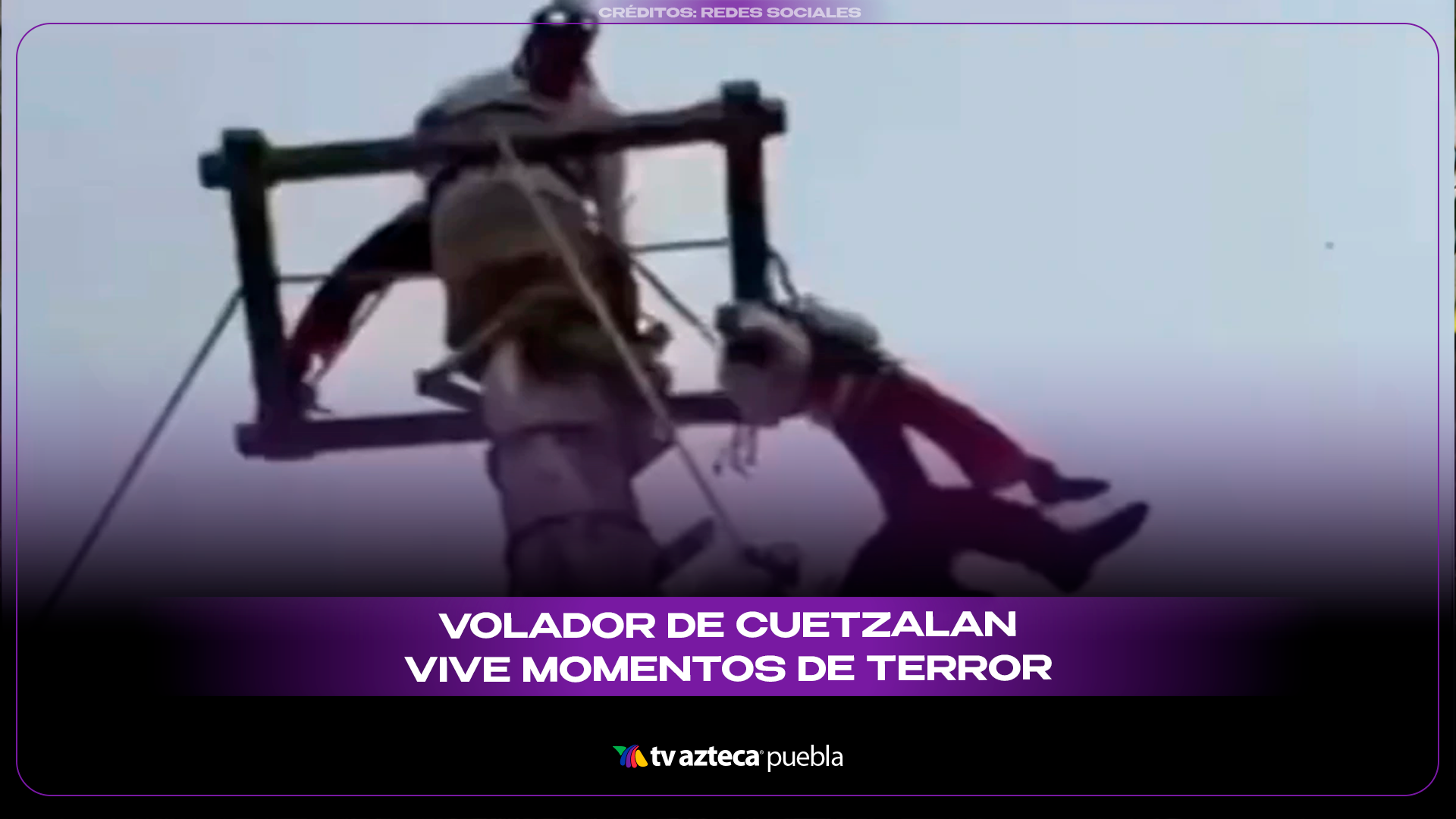 Volador sufre falla durante descenso en Cuetzalan y el impac