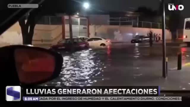 Lluvias generaron afectaciones en la prolongación de la 14 Sur