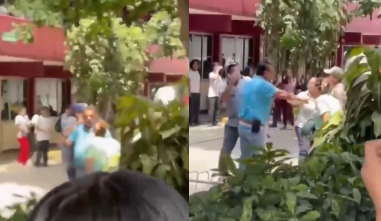 VIDEO: ¡Lo empezaron los chicos y lo terminaron los grandes! Pleito entre alumnas termina en riña entre padres en escuela